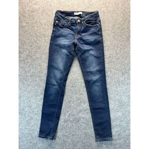 Kancan Women's Jeans Size 5 26 Mid-Rise Ankle Skinny‎ Jeans Stretch Denim